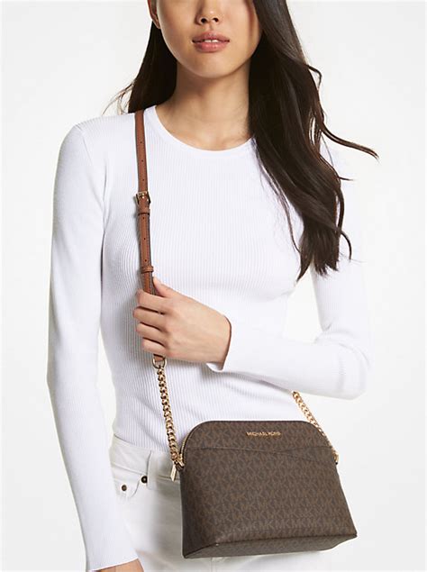 jet set medium logo crossbody bag michael kors|Meer.